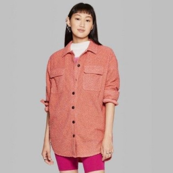 Wild Fable Target Sherpa Button Down 